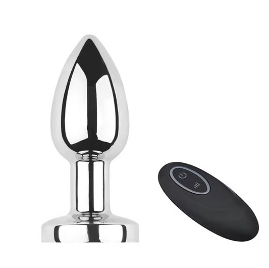 Plug Anal Vibrador Control Remoto Recargable Resistente