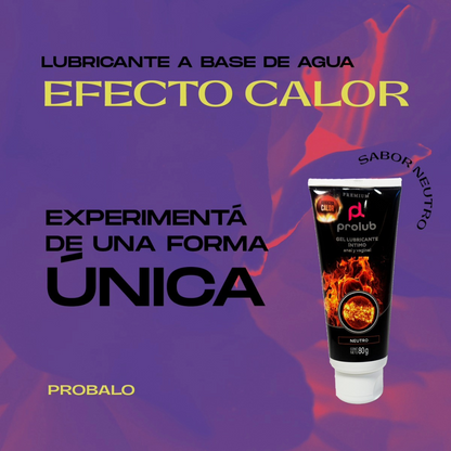 Gel Lubricante Calor - lubricante agua vaginal anal efecto calor