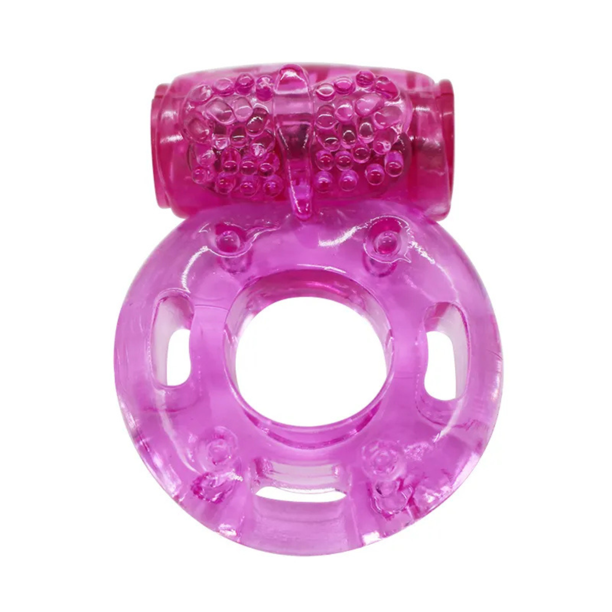 Anillo Para Pene con Vibrador - Silicona Retraso Eyaculación (Copy)