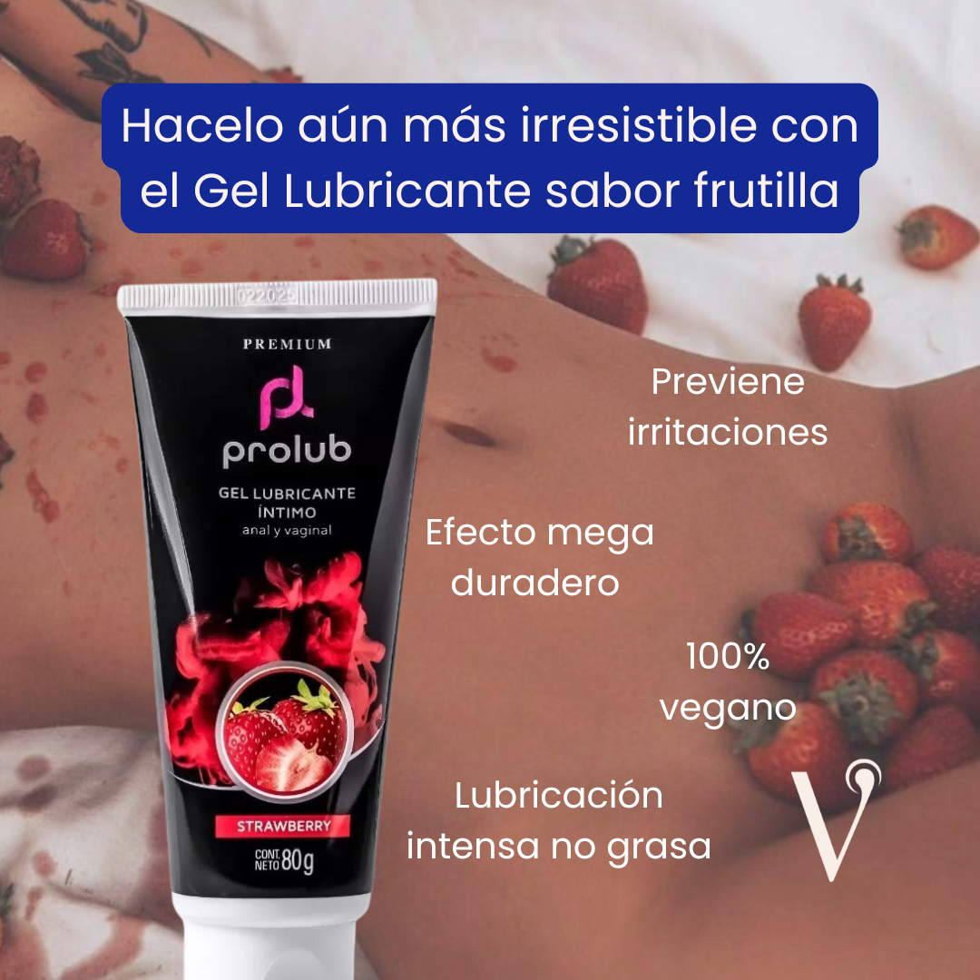 Gel Lubricante Agua Frutilla