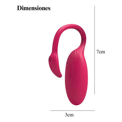 Vibrador Estimulador Flamingo Con App Distancia Recargable