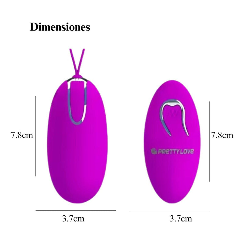 Bala Vibradora 12 Velocidades Inalámbrico Impermeable Usb