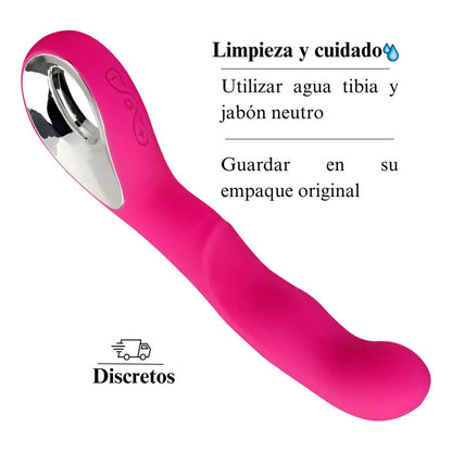 Vibrador Orfeo Conexión Usb Y 10 Frecuencias De Vibración