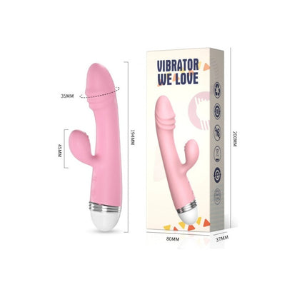 Vibrador Doble Punto G We Love 10 Frecuencias De Vibración