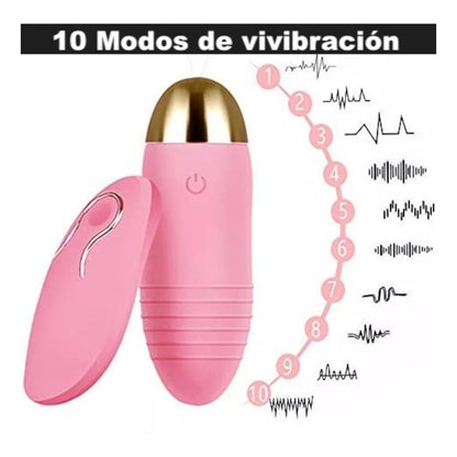 Bala Vibradora Inalámbrica A Control Remoto Usb Vaginal Anal