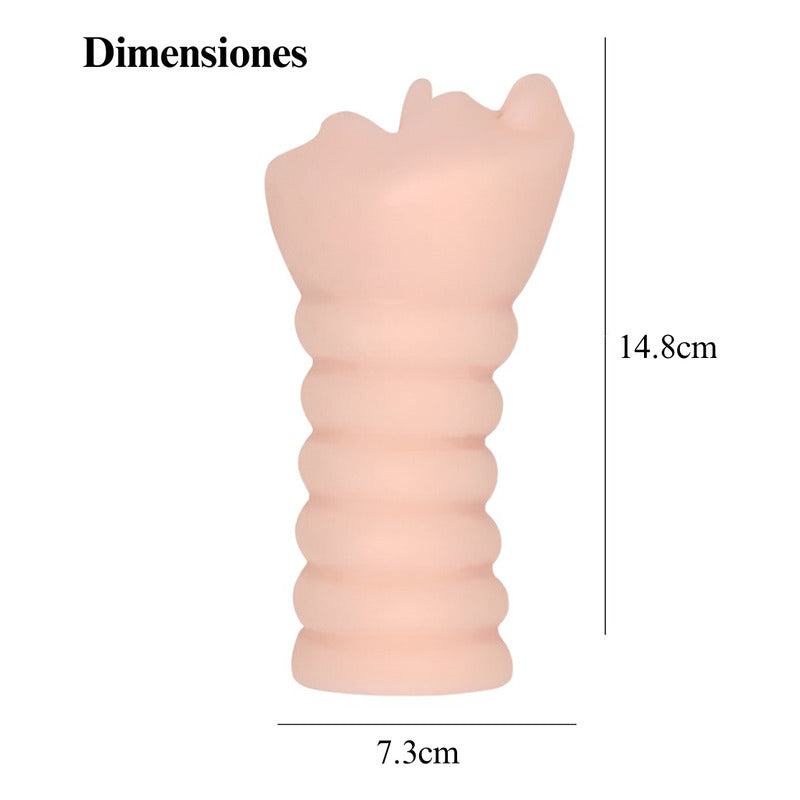 Masturbador Masculino Manual Boca Lengua Textura Realista