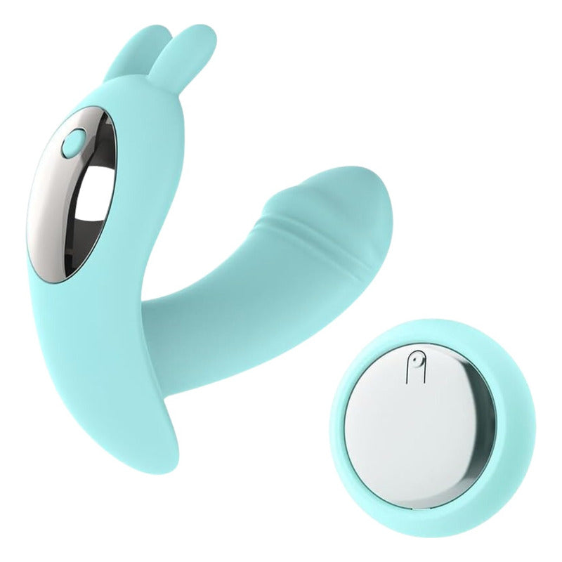 Vibrador Doble Rubbit Estimulador Punto G Con Control Remoto