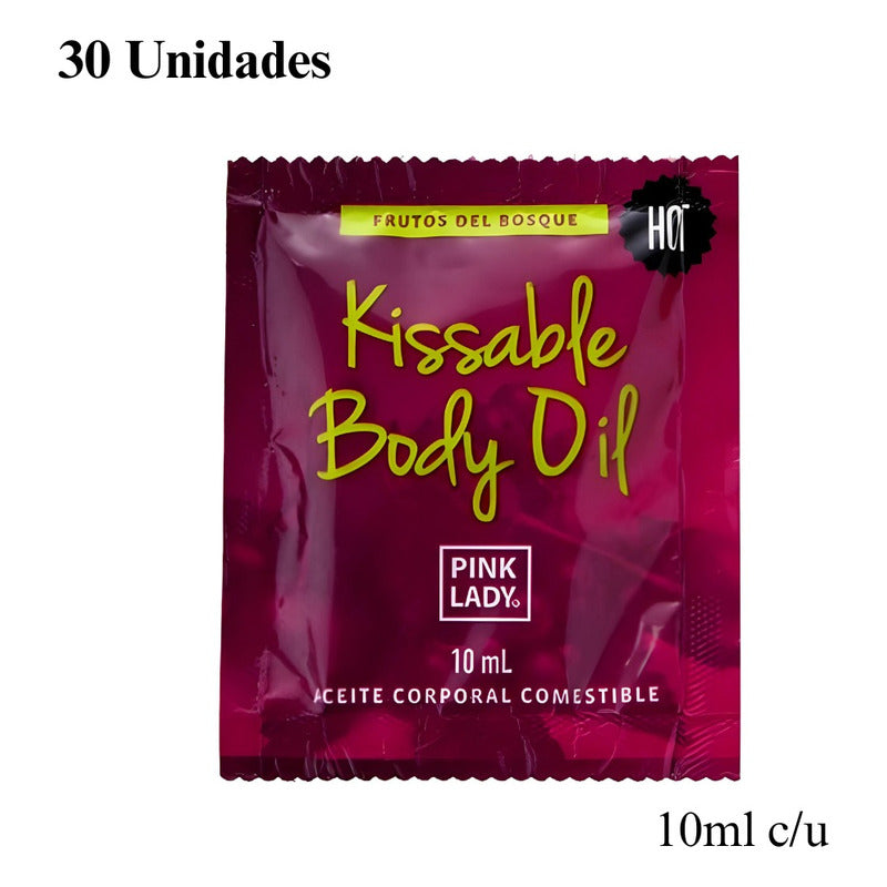 Lubricante Aceite Intimo Comestible Caja X 30 Unidades