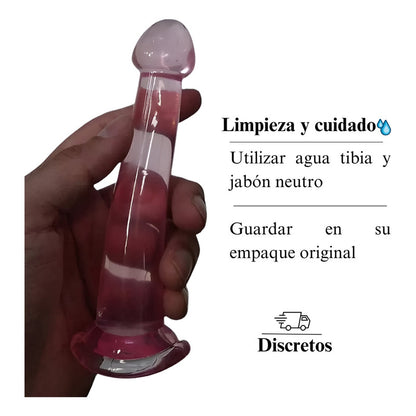 Dildo Consolador Dilatador Vaginal Anal Liso Glande 15 Cm