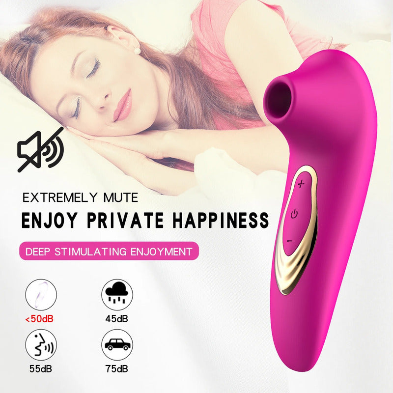 Succionador Vibrador De Silicona Carga Usb