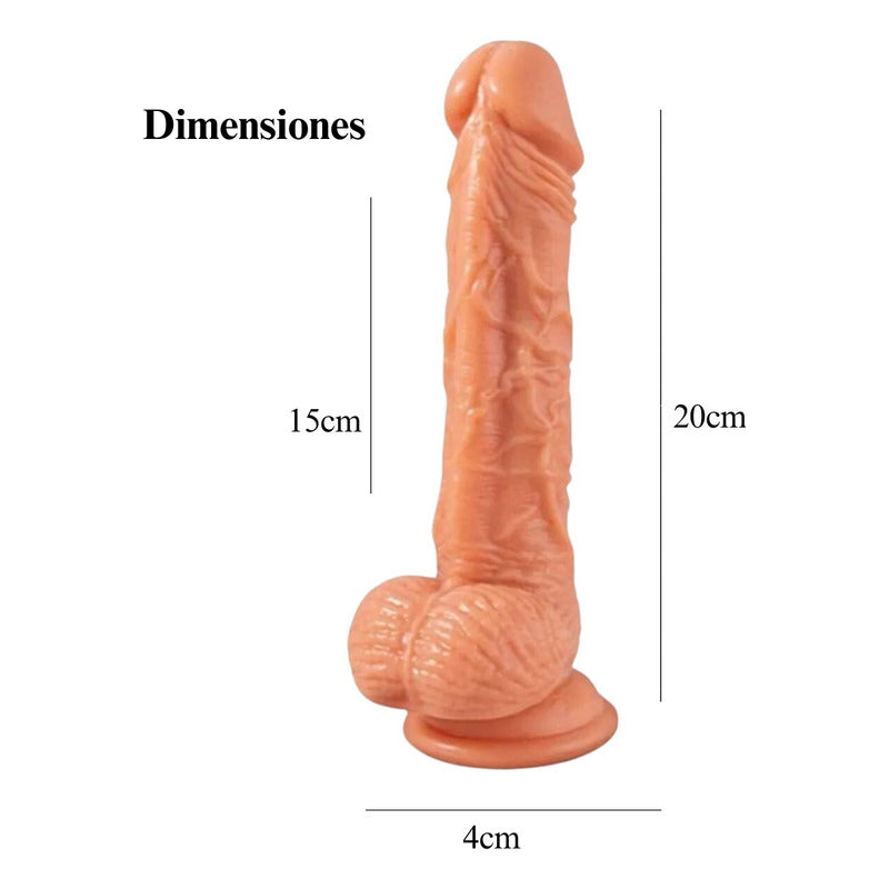 Dildo Con Control Remoto Con 10 Frecuencias De Vibració