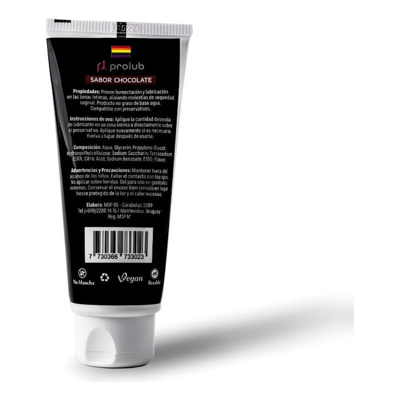 Gel Lubricante Agua Chocolate