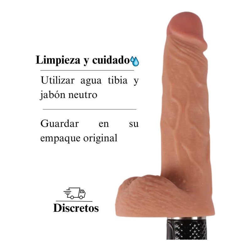 Consolador Vibrador De Mano Dildo Pene 10 Velocidades