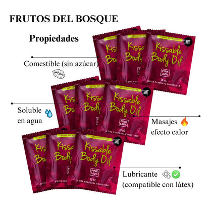 Gel Lubricante Calor Hot Aceite Intimo Comestible Corporal