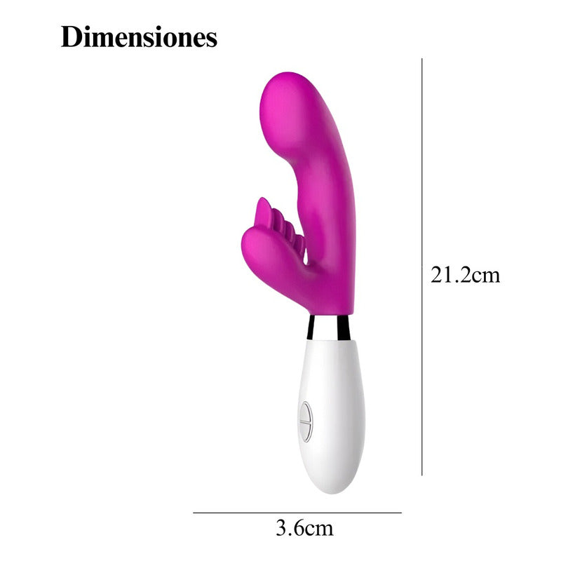 Vibrador Doble Punto G Docoo Multifuncion Breathe On Me