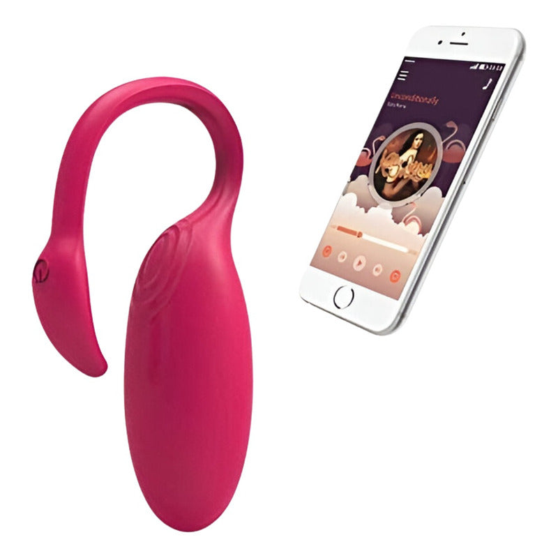 Vibrador Estimulador Flamingo Con App Distancia Recargable