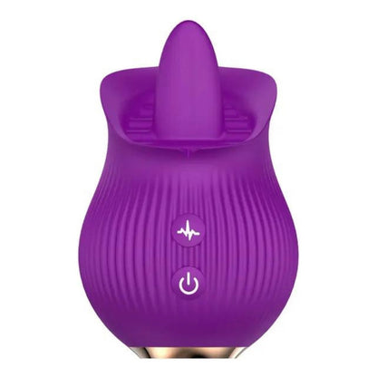 Estimulador De Clitoris Rosa Con Lengua Usb 12 Vibraciones