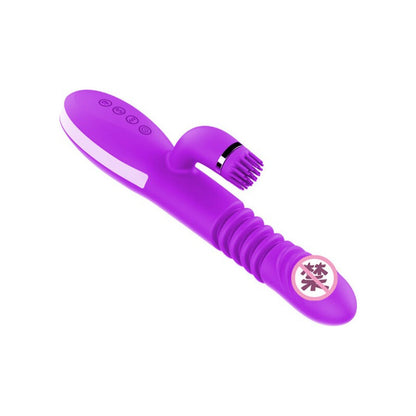 Vibrador Doble Estimulación Con Calor 12 Velocidades Usb