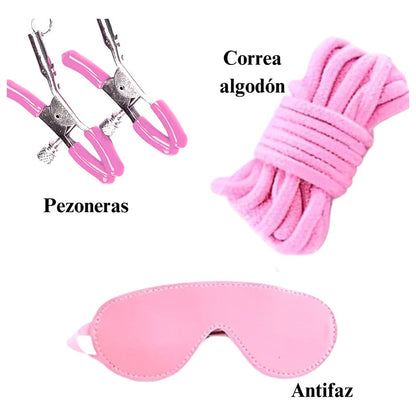 Set Kit 10 En 1 Accesorios Fetiche Bdsm Bondage