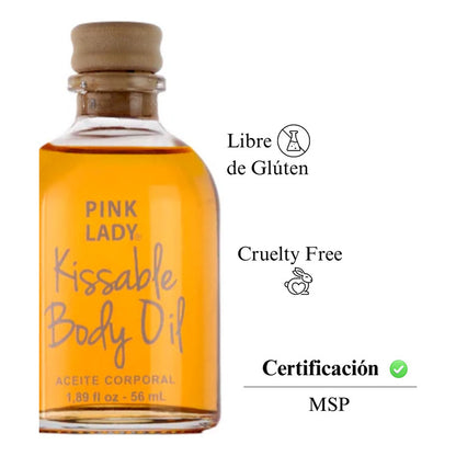 Lubricante Efecto Caliente Aceite Masajes Íntimo Pink Lady