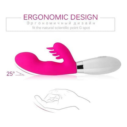 Vibrador Doble Kick Off Con Estimulador De Punto G A Batería