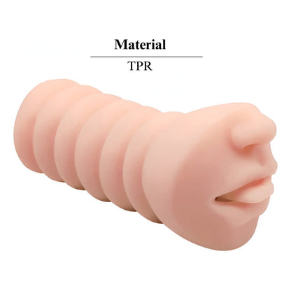 Masturbador Masculino Manual Boca Lengua Textura Realista