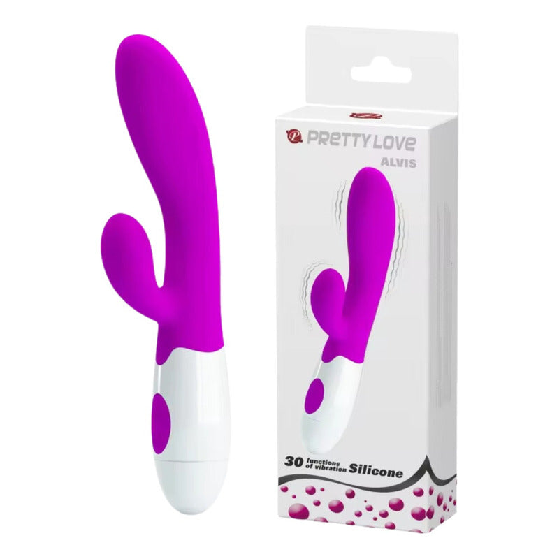 Vibrador Consolador Doble Clítoris Y Punto G 30 Velocidades