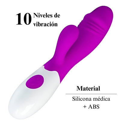 Dildo Vibrador Estimulador Punto G Conexión Usb