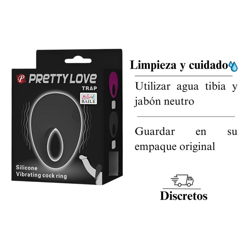 Anillo Vibrador Pene Retardador Extra Estimulación Elástico