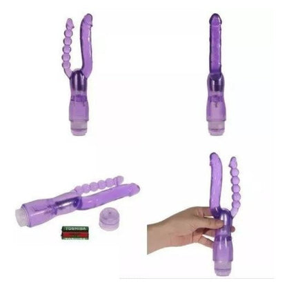 Vibrador Consolador Doble Penetración Punto G +  2 Pilas