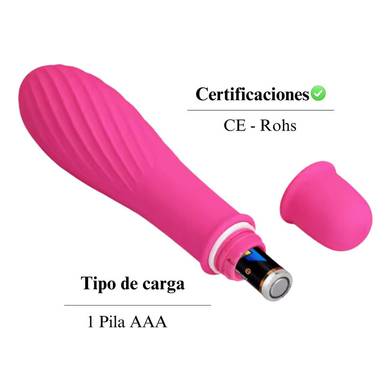 Consolador Vibrador Bala 10 Velocidades Impermeable