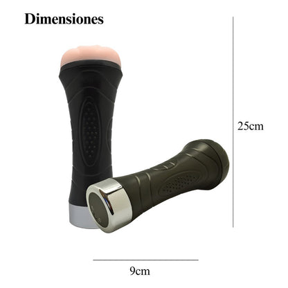 Masturbador Masculino Vagina Gemido Usb 12 Vibraciones