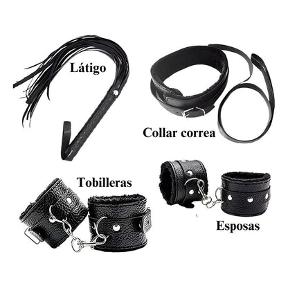 Set Kit 10 En 1 Accesorios Fetiche Bdsm Bondage