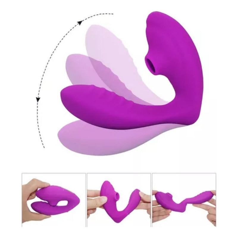 Vibrador Succionador Clitoris 10 Velocidades Y 10 Funciones