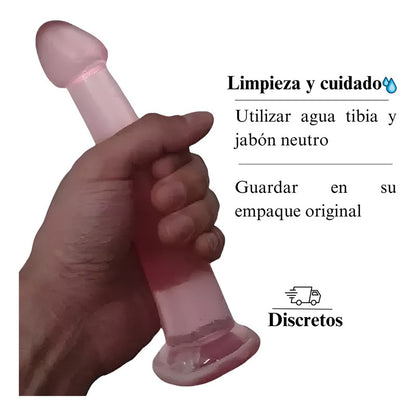 Dildo Dilatador Vaginal Y Anal Liso Glande De 20 Cm