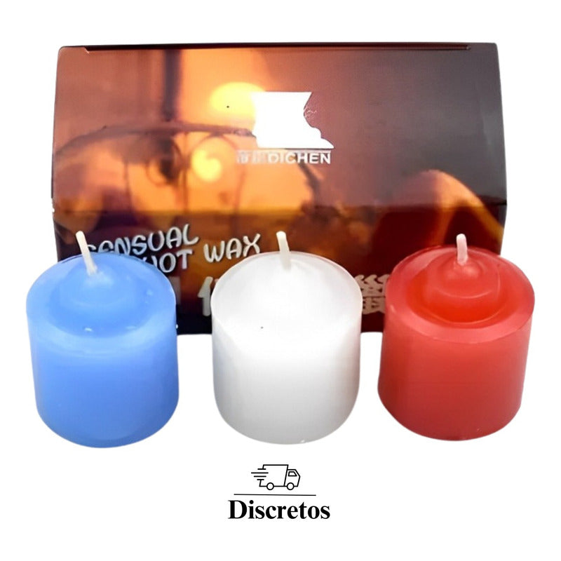 Velas Sensuales Calientes Cera De Baja Temperatura 3u