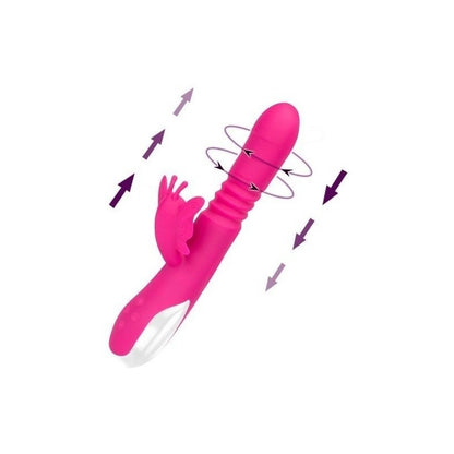 Vibrador Estiramiento Velocidades Recargable Motor Dual