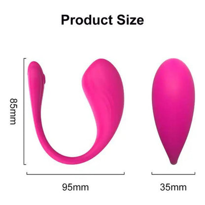 Consolador Vibrador Clítoris Bluetooth Control App Punto G