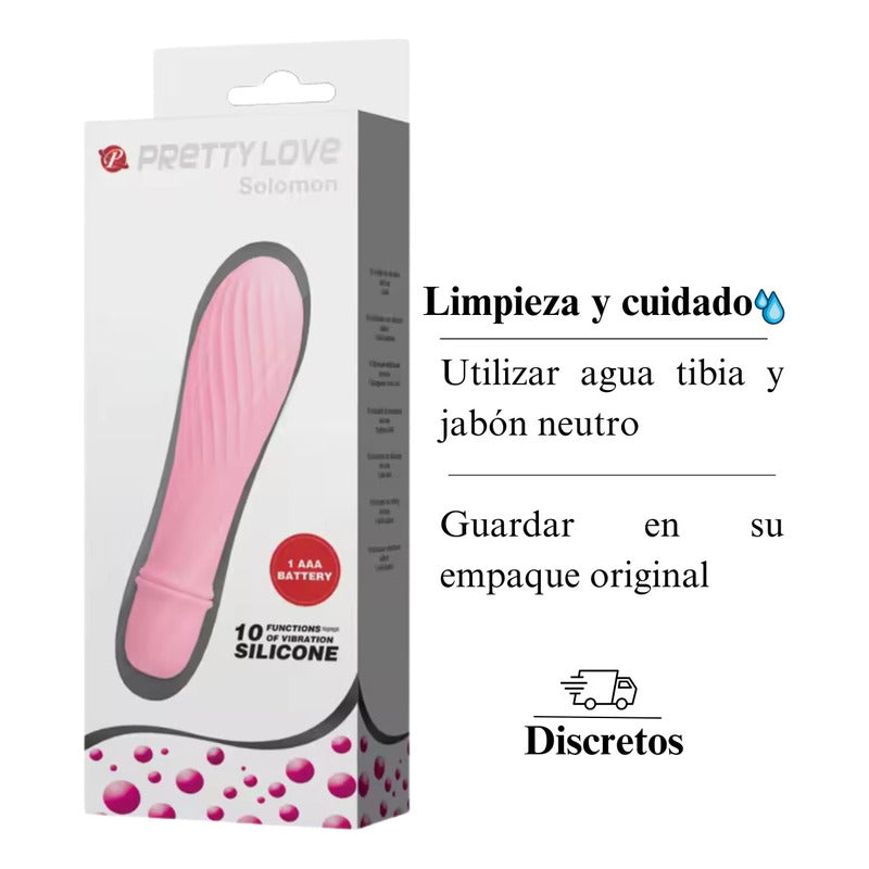 Consolador Vibrador Bala 10 Velocidades Impermeable