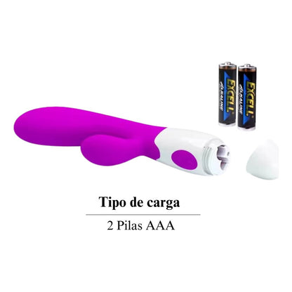 Vibrador Consolador Doble Clítoris Y Punto G 30 Velocidades