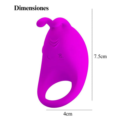 Anillo Pene Estimulador Y Vibrador Rabbit 7 Velocidades