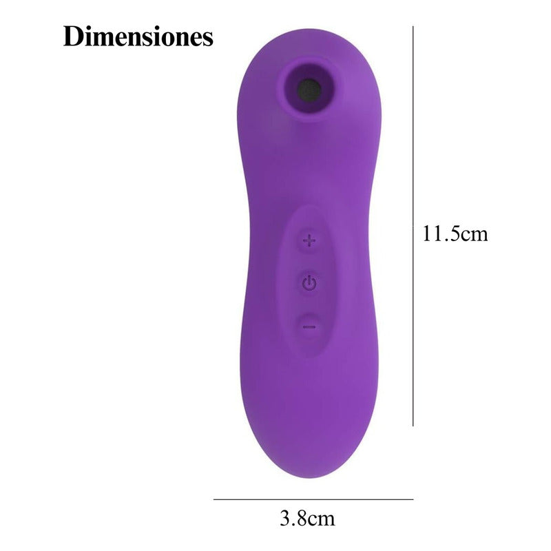 Succionador De Clitoris Con Vibrador 10 Funciones Recargable