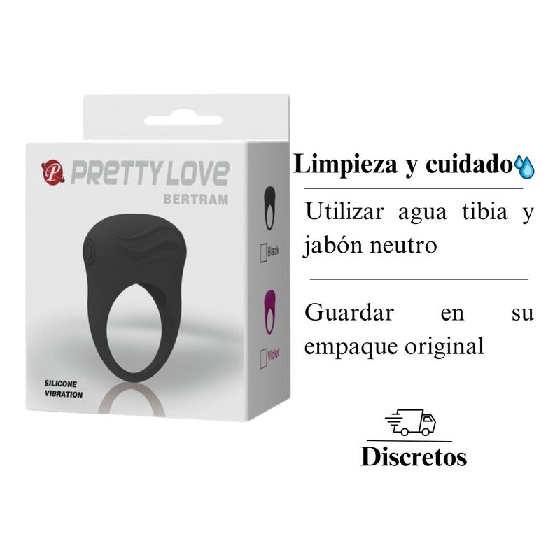 Anillo Vibrador Pene Retardador Engrosador Estimulación