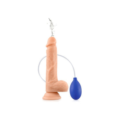 Dildo Realista Eyaculador Flexible Rociador Bomba Ventosa