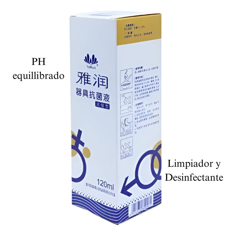 Limpiador Juguetes Sexuales Yarun Desinfectante 120 Ml