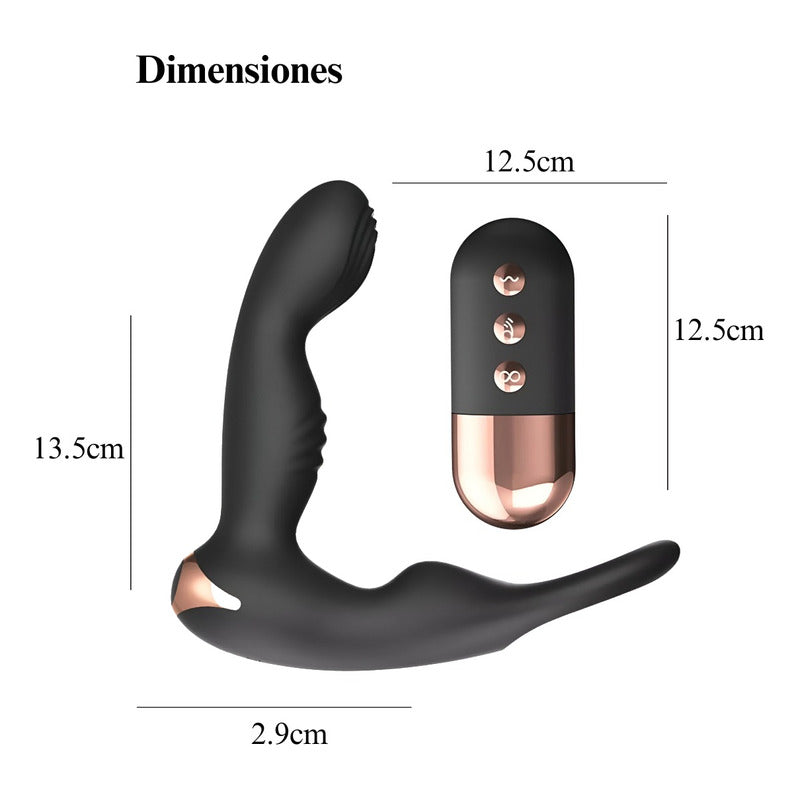 Estimulador Anal Con Control Remoto A Moureux Conexión Usb