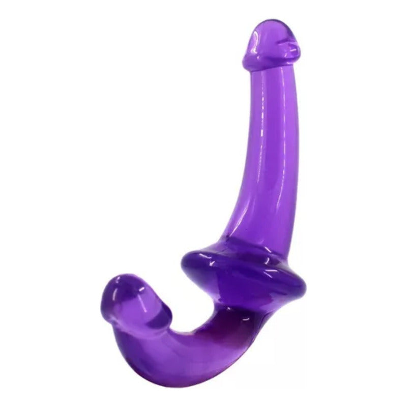 Dildo Doble Punta Doble Penetración Placer Punto G Strapless