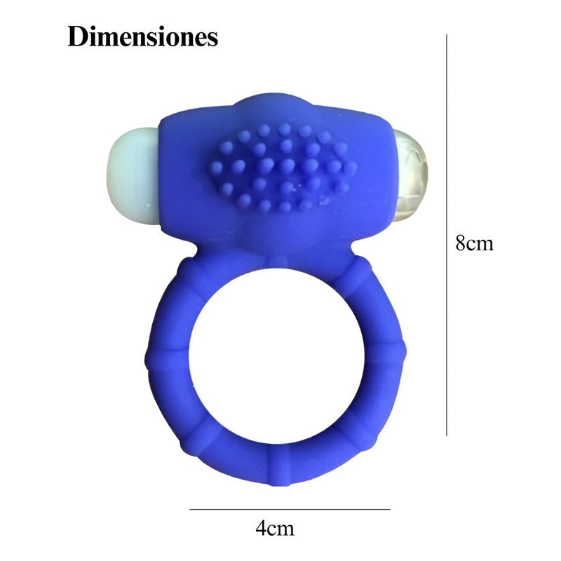 Anillo Para Pene Vibración Estimulador Prolonga Coito