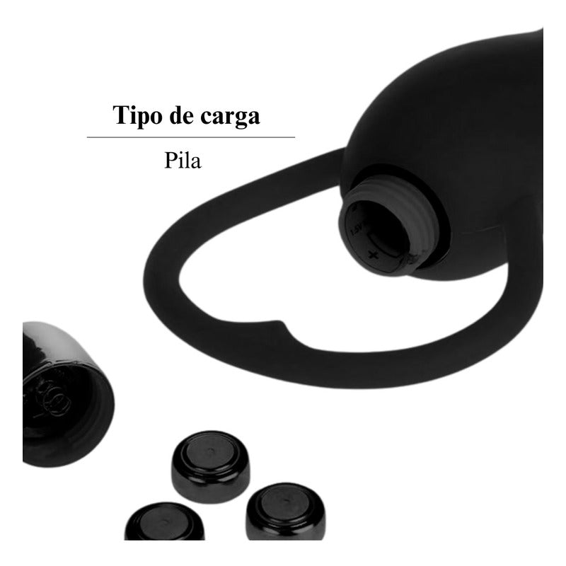 Consolador Anal Vaginal Vibrador 10 Velocidades Plug + Pilas