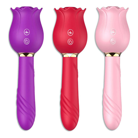 Consolador Vibrador Y Succionador Conexión Usb